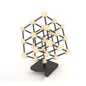 דגם 3D של כלי קישוט דקורטיבי פשוט