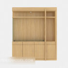Simple display cabinet, locker 3d model