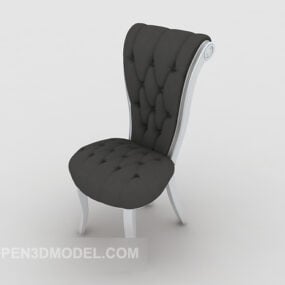 ריהוט כיסא שידה פשוט דגם תלת מימד