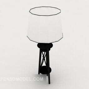 Mô hình 3d trang trí đèn sàn đơn giản