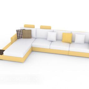Enkel Fresh Multi-person soffa 3d-modell