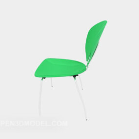 Enkel Green Lounge Chair 3d-modell