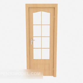 Simple Home Bathroom Door 3d model