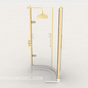 Salle de bain simple à la maison modèle 3D