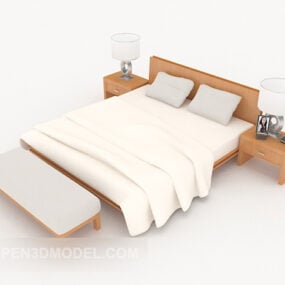 Simple Home Bed 3d model