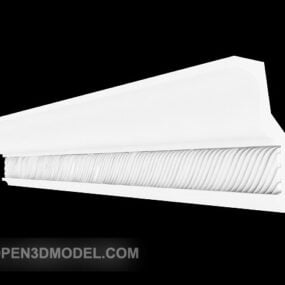シンプルなホーム石膏ライン3Dモデル