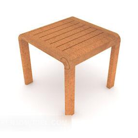 Simple Home Small Bench 3d model