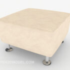 Simple home sofa stool 3d model
