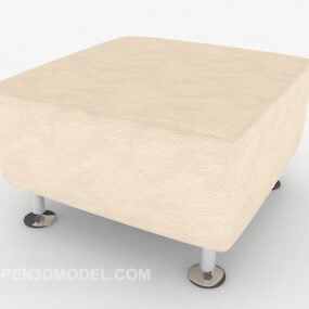 Простий домашній диван табурет 3d модель