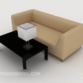 Simple Khaton Double Sofa 3d model
