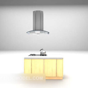 Simple Kitchen Utensils Cabinet 3d model