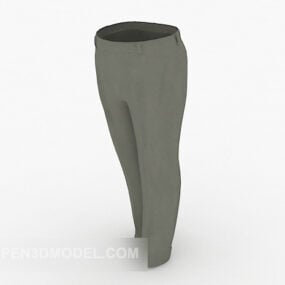 3д модель простых мужских брюк