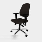 Simple mobile office chair 3d model