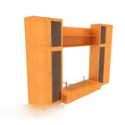 Простой современный шкаф из твёрдой древесины