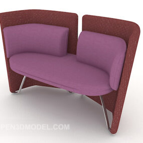 Simple Personality Single Sofa 3d model
