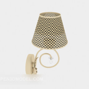 Simple Plaid Wall Lamp 3d model