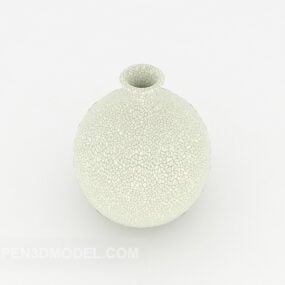 Enkel vase dekoration opsætning 3d model