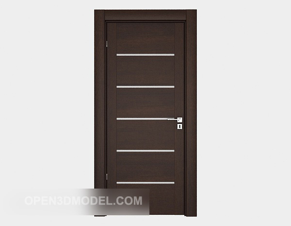 Simple Solid Wood Home Door