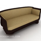 Einfaches Massivholz Home Sofa