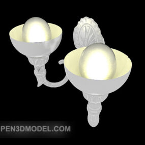 Eenvoudig speciaal Europees wandlamp 3D-model