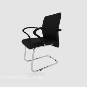 Modelo 3d de cadeira de escritório simples para funcionários