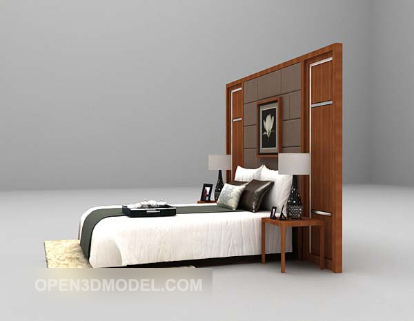 Simple Style Bed Back Wall Decor