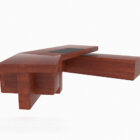 Minimalist Style Mahogany Desk