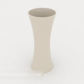 گلدان سرامیکی ساده مدل سه بعدی