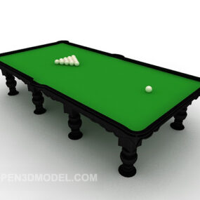 Muebles de mesa de ping pong simples modelo 3d