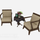 Ensembles simples de table à thé et de chaises