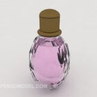 Simple Transparent Glass Perfume Bottle