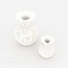 Simple White Vase 3d model