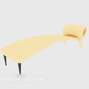 Single Recliner Chair 3d model