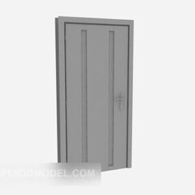 Modelo 3d de puerta única