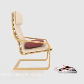 3д модель одноместного домашнего кресла для отдыха