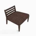 Chaise basse simple