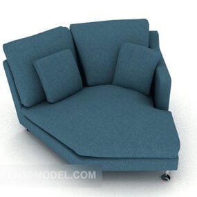 Single Reading Sofa 3d model