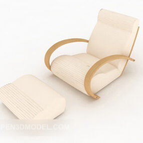 单人摇椅沙发3d模型