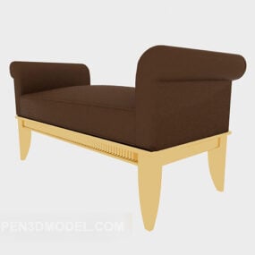 Upholstery Seat Bedroom Furniture 3d model
