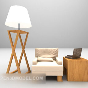 Single Sofa Table Lamp 3d model