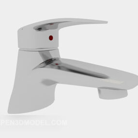 Single Tap Kitchen Sink 3d model