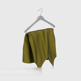 Skirt Clothing On Hanger 3d model