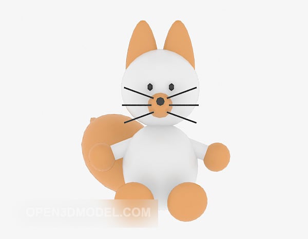 Small Toy Stuffed Cat