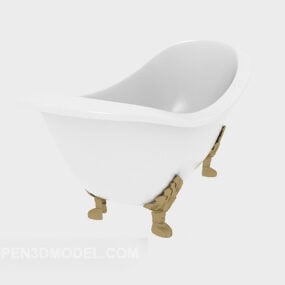 Litet badkar 3d-modell