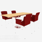 Small Conference Table Chair Set