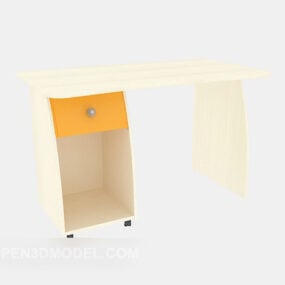 Office Small Personal Desk 3d model