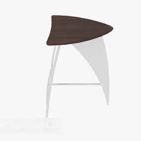 छोटी ठोस लकड़ी की कॉफी टेबल टेबल 3डी मॉडल