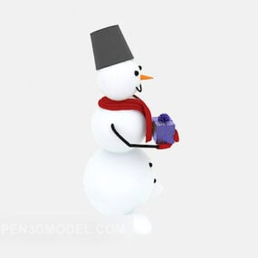 Snowman Character 3d model