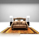 Sofa Bed Leather With Carpet Combination