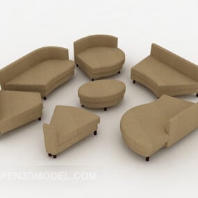 Sofa Group Combination 3d model
